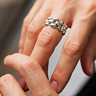 Кольцо "Charlie" в белом золоте к08382 от ювелирного магазина Оникс - 1