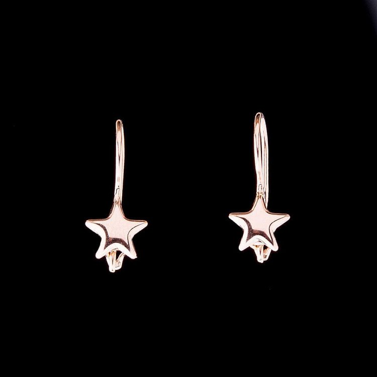 Золотые серьги "Звездочки" с03921 от ювелирного магазина Оникс - 3