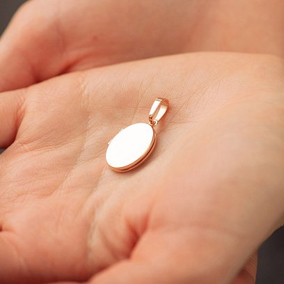 Золотой кулон для фотографии п00864 №4