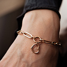 Браслет "Сердечко" в красном золоте б05778 от ювелирного магазина Оникс - 1