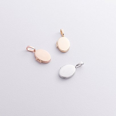 Золотой кулон для фотографии п01774 №7