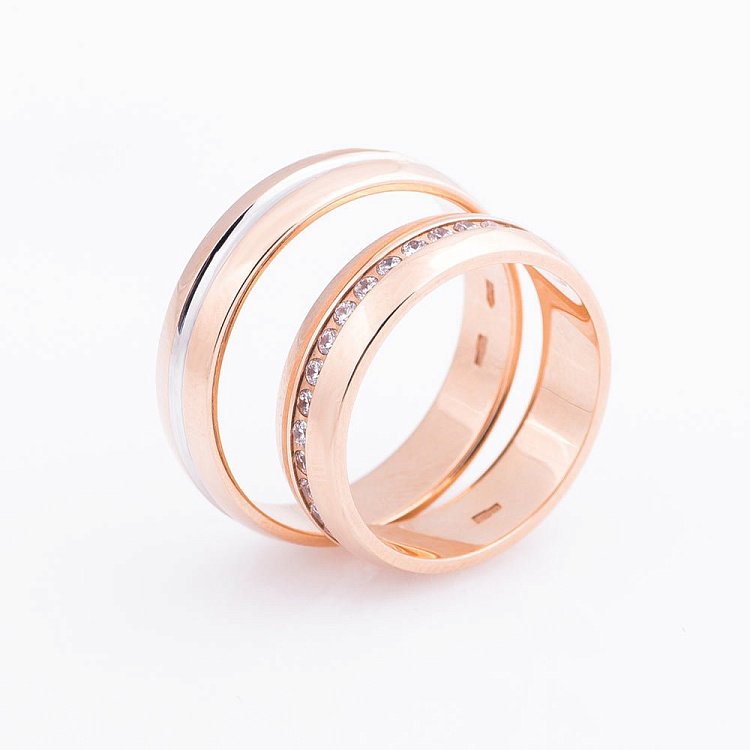 Обручальное кольцо обр000440 от ювелирного магазина Оникс - 2