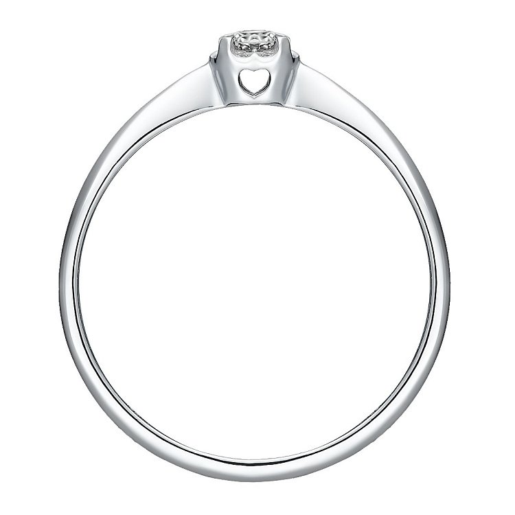 Золота заручальна каблучка з діамантом zberdh65 від ювелірного магазину Онікс - 1