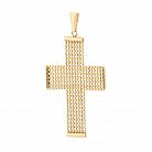 Золотий хрестик без каменів ШС01-00082 от ювелирного магазина Оникс
