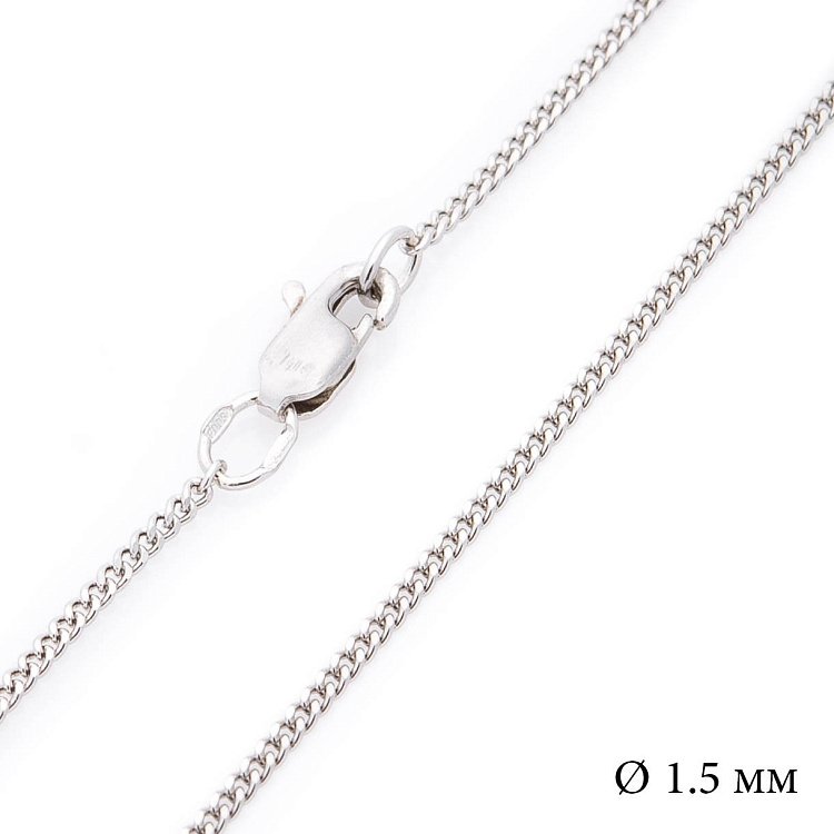 Серебряная цепочка.Панцирное плетение б010053 от ювелирного магазина Оникс