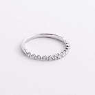 Золота каблучка з діамантами кб0595ri от ювелирного магазина Оникс - 1