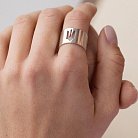Серебряное кольцо "Герб Украины - Тризуб" 112676 от ювелирного магазина Оникс - 9