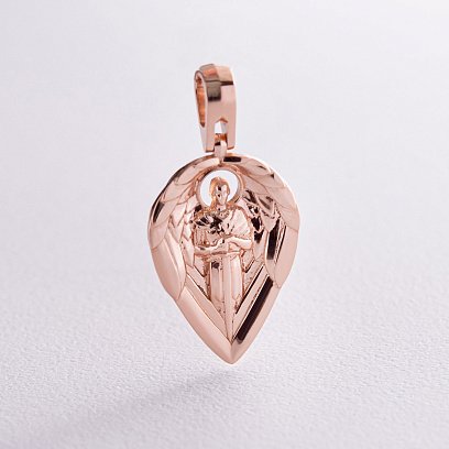 Кулон "Ангел Хранитель" у червоному золоті 132702400