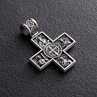 Серебряный крест "Иисус Христос с изображением святых" 7608 от ювелирного магазина Оникс - 3