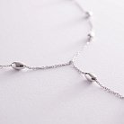 Серебряное колье - галстук 908-01312 от ювелирного магазина Оникс - 3