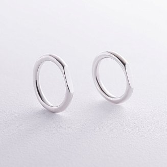 Серебряное кольцо для гравировки 112697 №10