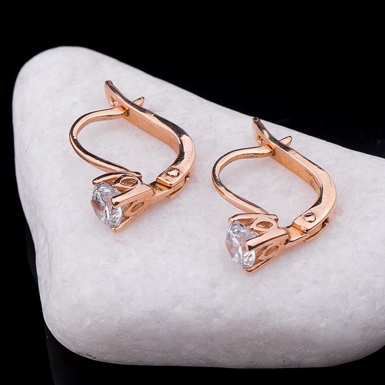 Сережки (фіаніт) с01344 від ювелірного магазину Онікс - 2