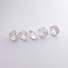 Широкое серебряное кольцо "Бьянка" 112692 от ювелирного магазина Оникс - 16