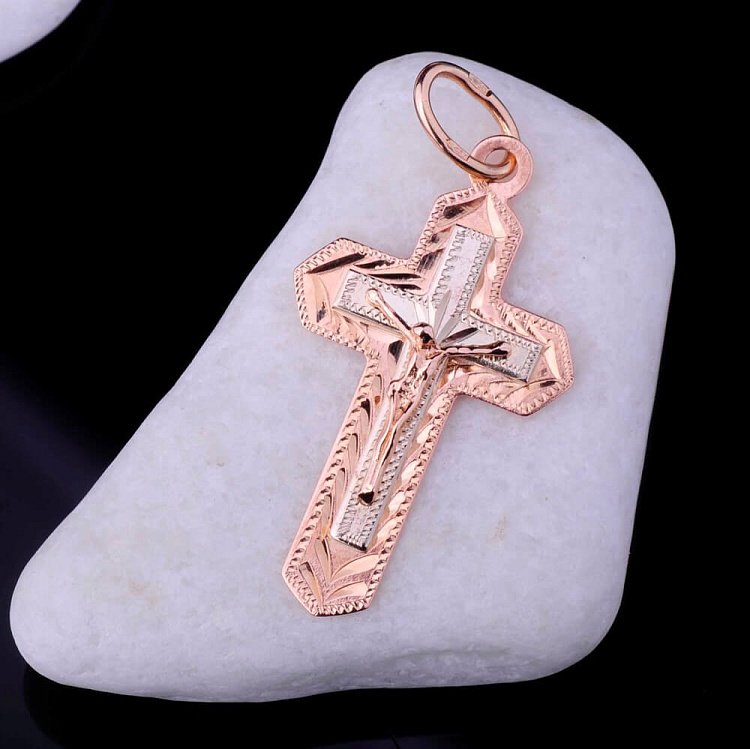 Православный крест п01742 от ювелирного магазина Оникс - 2