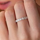 Золотое кольцо с дорожкой камней (бриллианты) кб0442gl от ювелирного магазина Оникс - 3