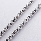 Мужская серебряная цепочка "Бесконечность" 15158 от ювелирного магазина Оникс - 5