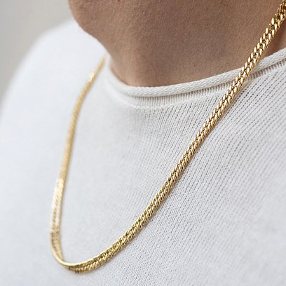 Цепочка золотая панцирное плетение (5.5 мм) ц00577-5,5 №4