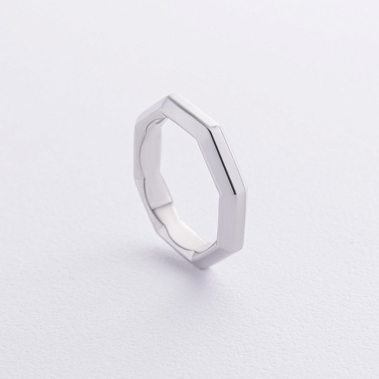 Серебряное кольцо "Геометрия" 1548 от ювелирного магазина Оникс - 3