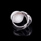 Серебряное кольцо с фианитами 111828 от ювелирного магазина Оникс - 1