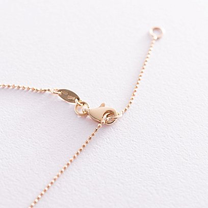 Кольє "Зірочки" в жовтому золоті кол01669 №5