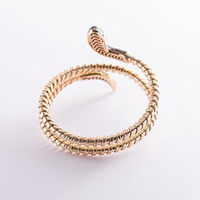 Браслет "Змея" в желтом золоте б04506 №3