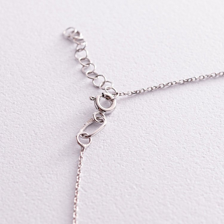 Золоте кольє "Мама" (фіаніти) кол01005 від ювелірного магазину Онікс - 3