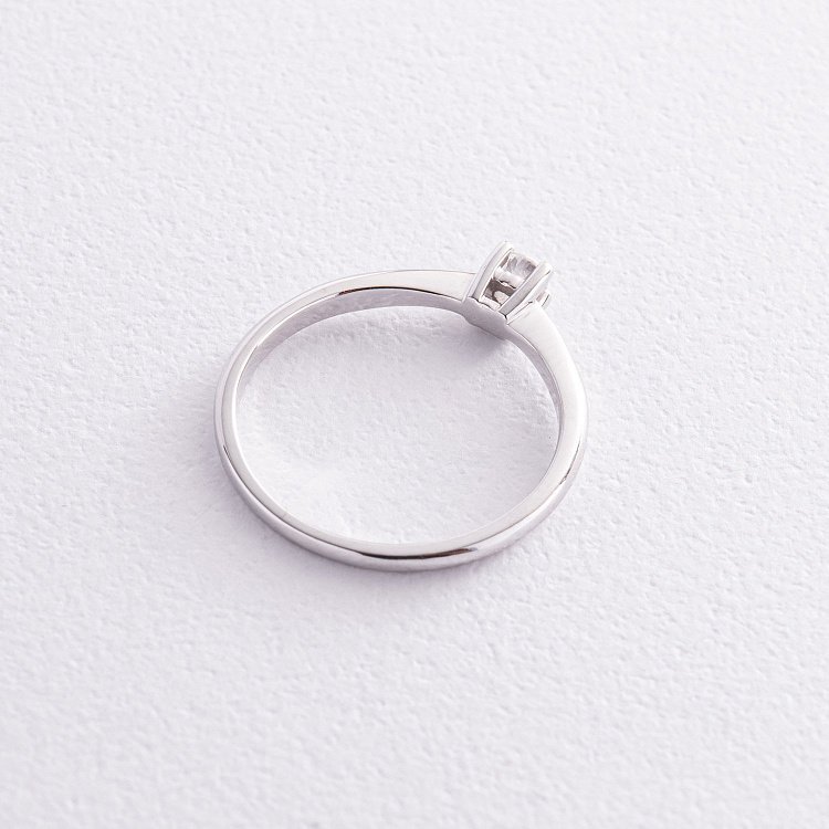 Золотое помолвочное кольцо с бриллиантом кб0510м от ювелирного магазина Оникс - 4