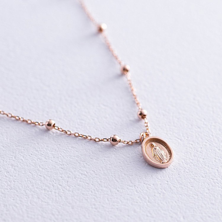 Колье "Розарий" в красном золоте кол02213 от ювелирного магазина Оникс - 2