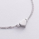 Срібний браслет "Сердечко" 905-01433 от ювелирного магазина Оникс - 2