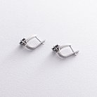 Срібні сережки із сапфірами GS-02-017-31 от ювелирного магазина Оникс - 2