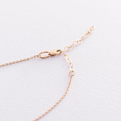 Колье "Замочек" в желтом золоте кол01895 №7