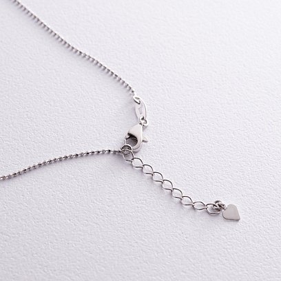 Кольє "Монетки" в білому золоті кол01395 №7