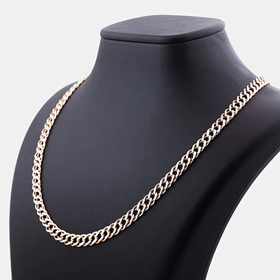 Золотий ланцюжок - Подвійний ромб (4 мм) ц00052-4 №3