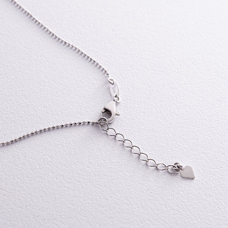 Кольє "Монетки" в білому золоті кол01395 від ювелірного магазину Онікс - 6