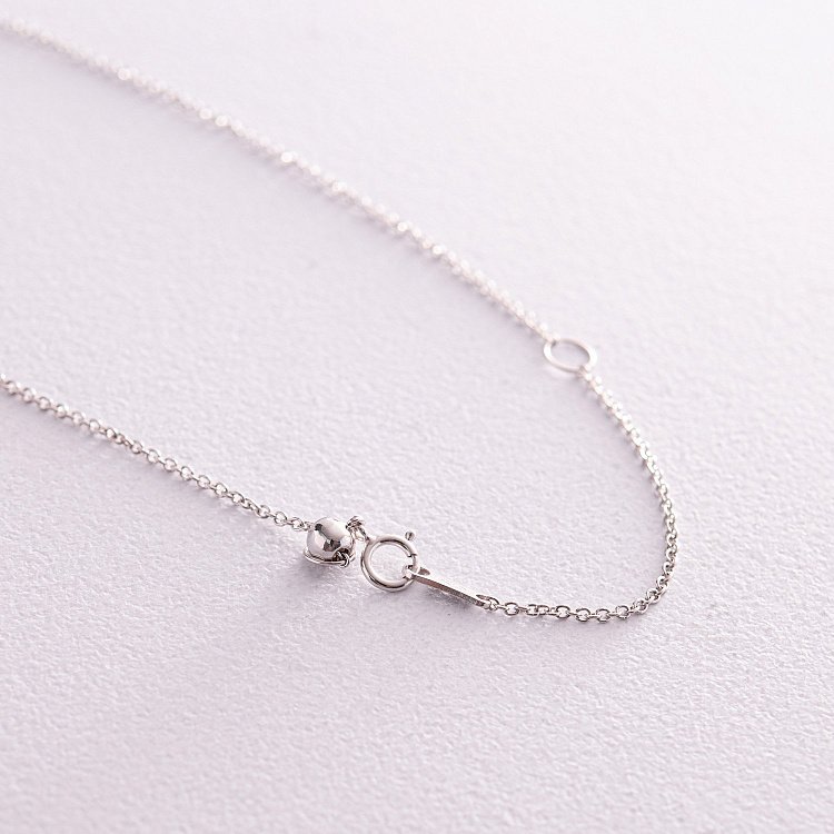 Золотое колье "Сердечко" с бриллиантами колб0088ca от ювелирного магазина Оникс - 5