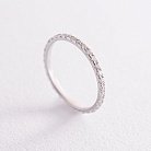 Кольцо с бриллиантами в белом золоте 101-10132(16) от ювелирного магазина Оникс