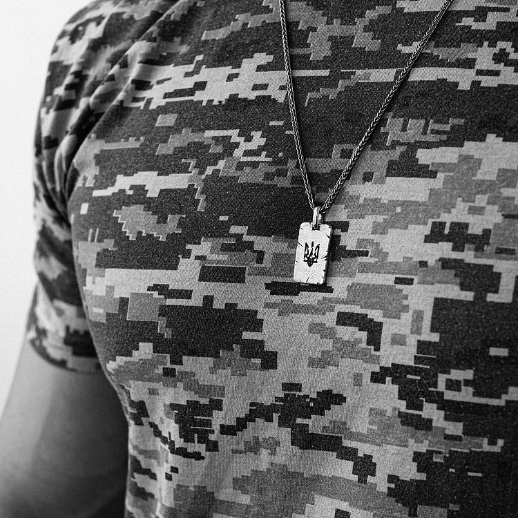 Срібний кулон "Герб України - Тризуб" 133213g від ювелірного магазину Онікс - 16