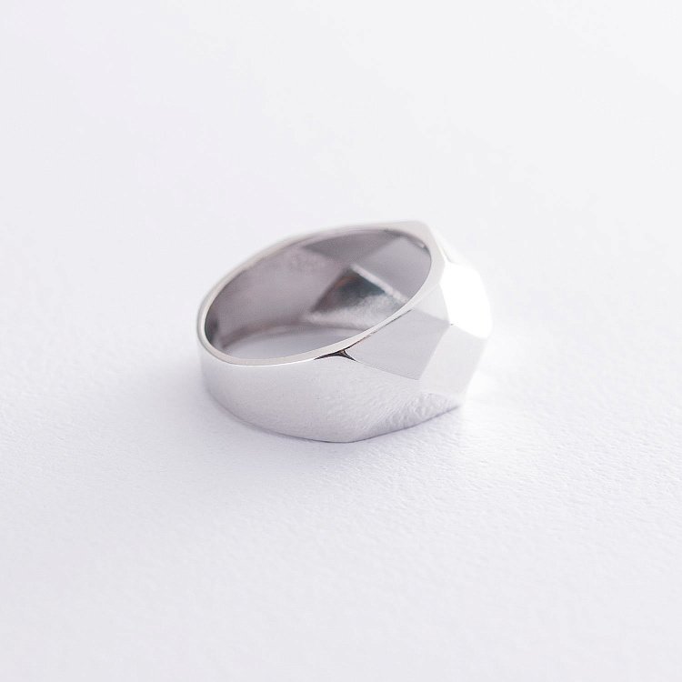 Кольцо "Совершенство" в белом золоте к06537 от ювелирного магазина Оникс - 3