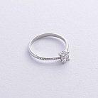 Заручальна каблучка з діамантами (біле золото) 235451121 от ювелирного магазина Оникс - 2