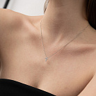 Крестик в белом золоте с бриллиантами пб0369lg от ювелирного магазина Оникс - 3