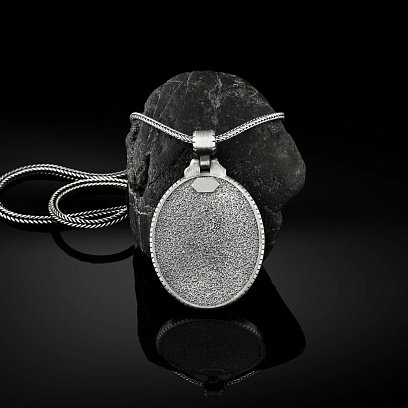 Серебряный кулон "Архангел Михаил" 133184 №2