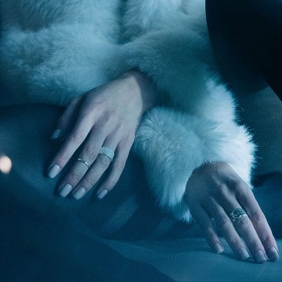 Широкое серебряное кольцо "Энид" 112693 №5