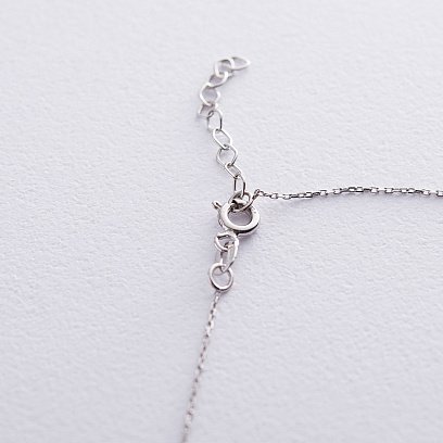 Золотое колье с жемчужинками кол01569 №3