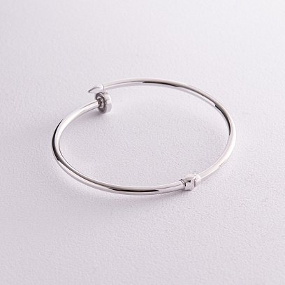 Браслет "Гвоздь" в белом золоте б03081 №5