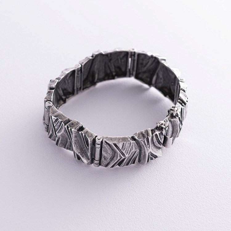 Серебряный браслет с чернением 141518 от ювелирного магазина Оникс - 2