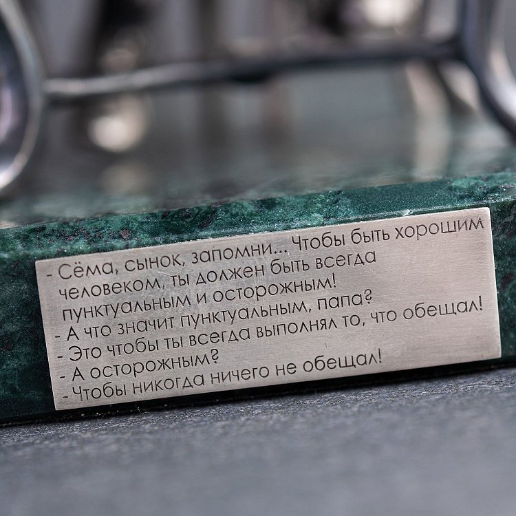 Серебряная фигура ручной работы 23104 - 2 Серебряная фигура ручной работы 23104 от ювелирного магазина Оникс - 2
