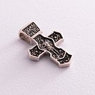 Православний хрест зі срібла (чорніння) 132405 от ювелирного магазина Оникс - 1