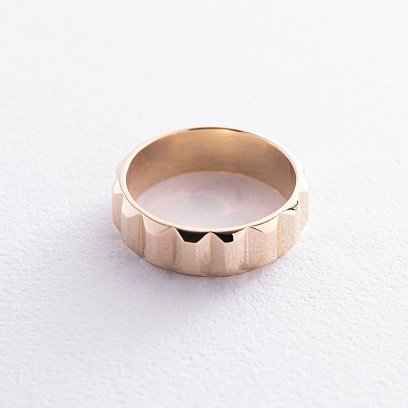 Каблучка "Frederika" у жовтому золоті к07584 №6