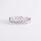 Серебряное кольцо "Звездочки" с фианитами 3896 от ювелирного магазина Оникс