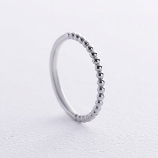 Шариковое кольцо "Одри" в серебре 7088 №2